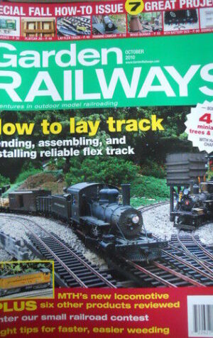 Garden Railways 10 2010 - How to lay track