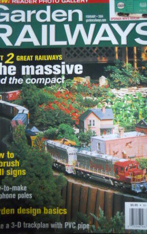 Garden Railways 2 2004 how to airbrush wall signs