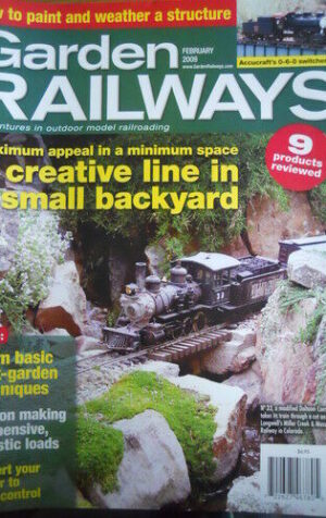 Garden Railways 2 2009 - A creative line in a small bac