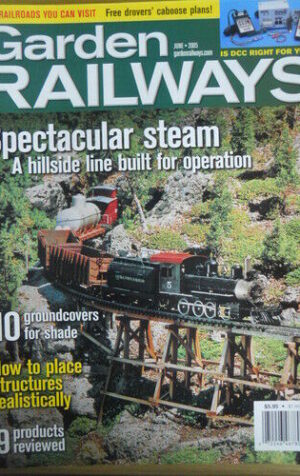 Garden Railways 6 2005 Spectacular steam  hillside line