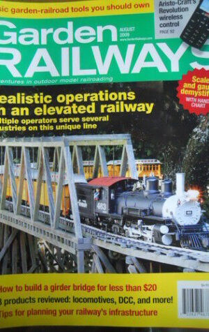 Garden Railways 8 2009 - realistic operations on an ele