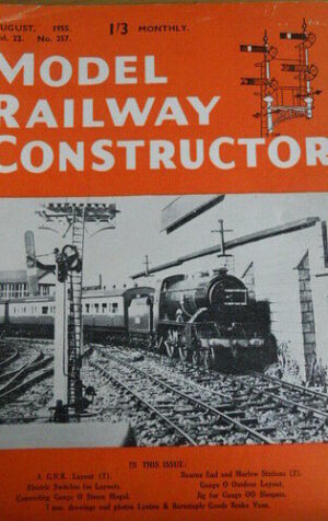 Model Railway Constructor 8 1955 Bourne End and Marlow