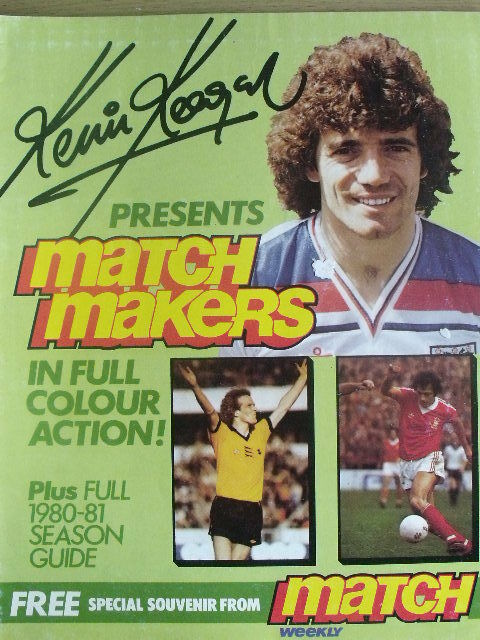 Kevin Keegan Album Match Stickers 1980-81 with 54 stickers to be pasted