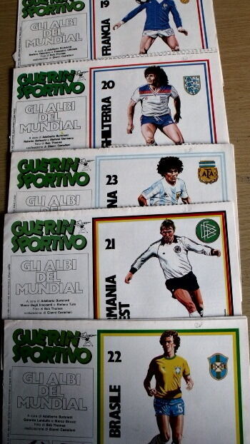 Gli Albi del Mundial Espana 1982 - Inserti Guerin Sportivo ** FRANCIA ** - 75