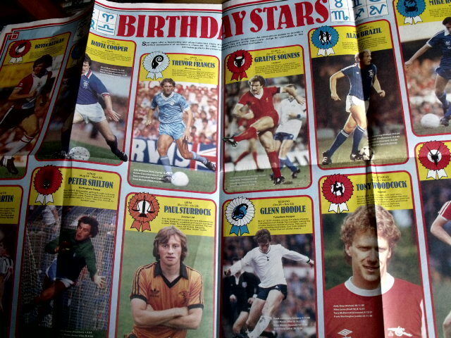 Poster Shoot Magazine 1982 - BIRTHDAY STARS 1982 - 80