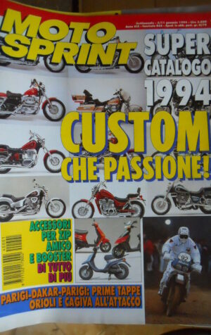 Motosprint 1 1994 Parigi Dakar prime tappe Orioli e Cagiva all'attacco