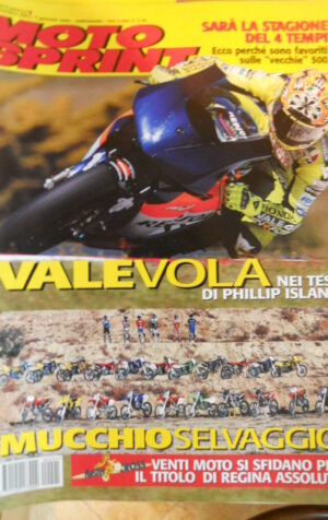 Motosprint 1 2002 Valentino Rossi vola nei test Phillip Island