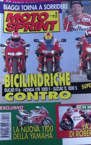 Motosprint 10 1997 Test Ducati 916 Honda VTR 1000 F - Suzuki TL 1000S