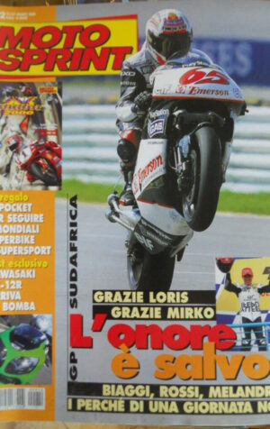 Motosprint 12 2000 Kawasaki ZX-12R - Gp Sudafrica Loris Capirossi