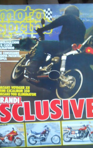 Motosprint 13 1986 Test Kawasaki Voyager XII - Morini Excalibur 350 - Kawasaki 9