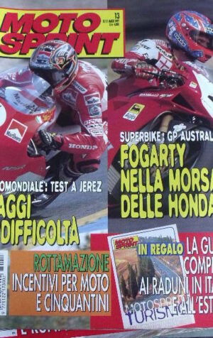 Motosprint 13 1997 Superbike Gp Australia Fogarty nella morsa Honda