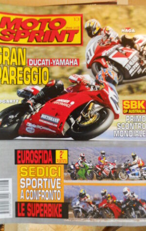Motosprint 13 1998 Gran pareggio Ducati Yamaha Haga Fogarty - Superbike