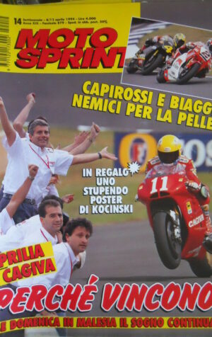 Motosprint 14 1994 Aprilia e Cagiva perchè vincono - Test Bimota YB9 SR