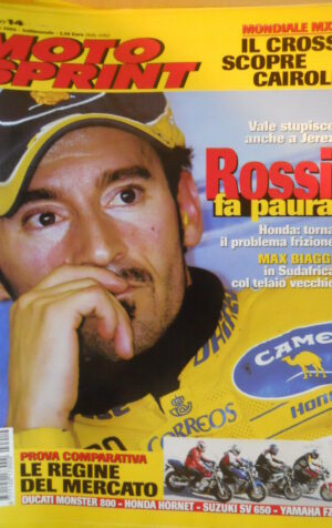 Motosprint 14 2004 Max Biaggi Rossi fa paura - test Ducati Monster 800 - Yamaha