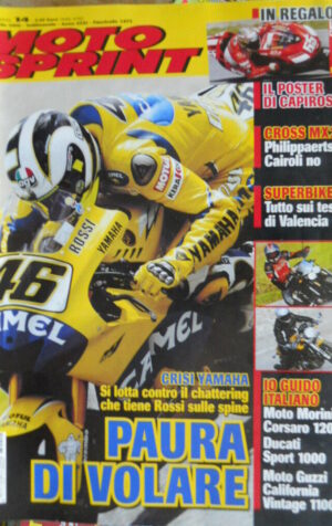 Motosprint 14 2006 con maxi poster di Loris Capirossi - Moto Morini Corsaro 1200