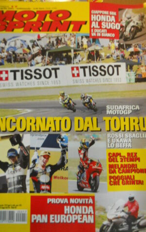 Motosprint 17 2002 Gp Sudafrica Loris Capirossi Marco Melandri Ukawa