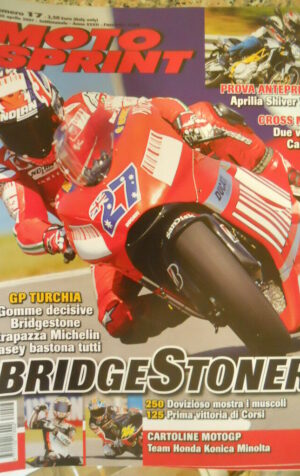 Motosprint 17 2007 Stoner bastona tutti Vittoria Gp Turchia