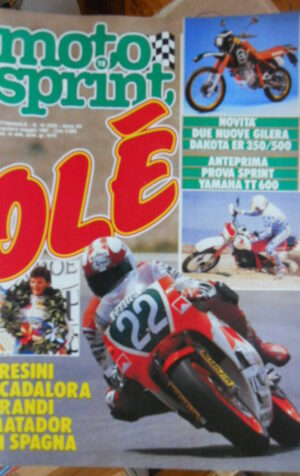 Motosprint 18 1987 Test su Nuove Gilera Dakota Er 350 / 500 - Yamaha TT 600