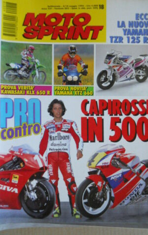 Motosprint 18 1994 Ecco la nuova Yamaha TZR 125 RR - Test Kawasaki KLX 650 R