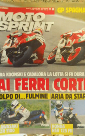 Motosprint 19 1990 Gp Spagna Cadalora Kocinski - Test Kawasaki ZZR 1100