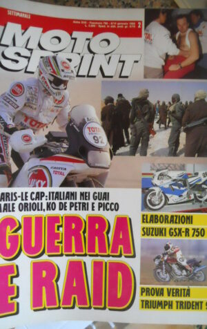 Motosprint 2 1992 Paris Le Cap - Elaborazioni Suzuki GSX-R 750 - Triumph Trident