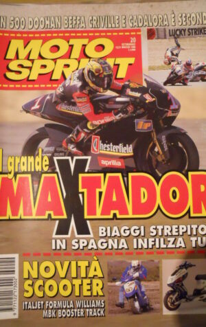 Motosprint 20 1996 Grande Max Biaggi - Mick Doohan su Cadalora