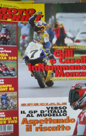 Motosprint 21 2000 Test Honda Forza 250 - triumph Sprint RS - test Yamaha TT 600