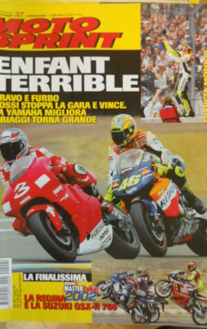 Motosprint 21 2002 Valentino Rossi vince Max Biaggi ritorna
