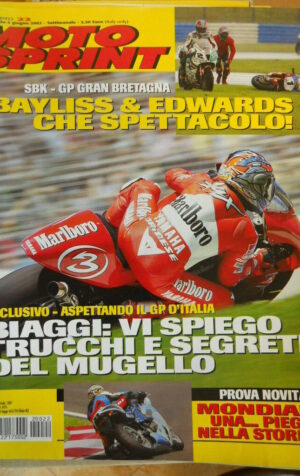 Motosprint 22 2002 GP Bretagna Bayliss & Edwards che swow !!