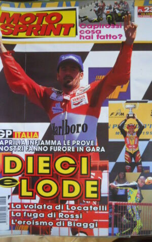 Motosprint 23 1999 Gp Italia trionfo di Valentino Rossi e MAX Biaggi