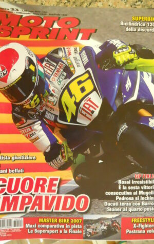 Motosprint 23 2007 Gp Italia Valentino Rossi irresistibile VITTORIA SUPER