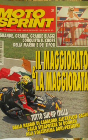 Motosprint 24 1995 Gp Italia Cadalora - strapotere di Doohan - Aoki -  Perugini