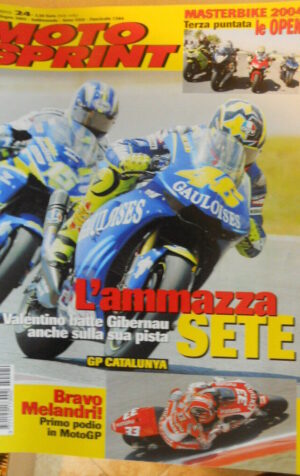 Motosprint 24 2004 Valentino Rossi batte Sete Gibernau - Bravo Marco Melandri