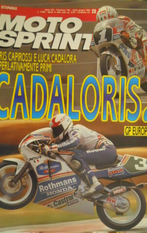 Motosprint 25 1991 Gp Europa Cadalora e Capirossi Primi assoluti