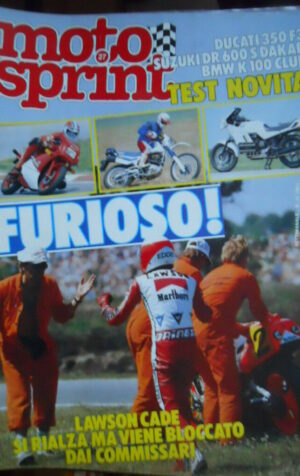 Motosprint 27 1986 Test Ducati 350 F3 - Suzuki DR 600 S Dakar - Gp Lawson cade