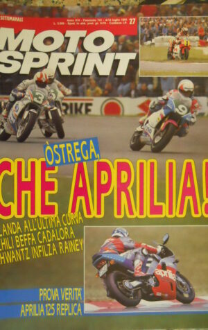 Motosprint 27 1991 Gp Olanda Aprilia Superstar Chili su Cadalora e Rainey