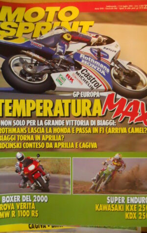 Motosprint 27 1993 Test BMW R 1100 RS - Super Enduro Kawasaki KXE 250