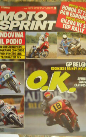 Motosprint 28 1990 Gp Belgio Kocinski & Rainey in fuga - Test Honda ST 1100
