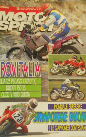 Motosprint 28 1991 Test Aprilia 125 Pegaso Ducati 750 SS Guzzi V 1000 quota