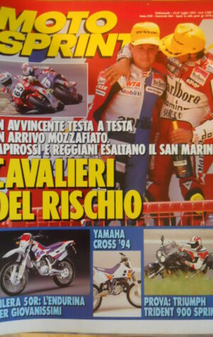 Motosprint 29 1993 Test Triumph Trident 900 Sprint - Test Cross Yamaha YZ 250