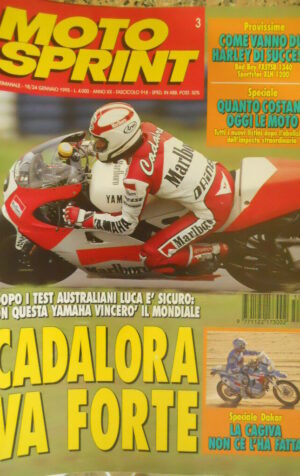 Motosprint 3 1995 Cadalora vai forte - Test Harley Davidson Bad Boy & Sportster