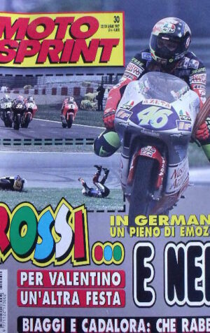 Motosprint 30 1997 Gp Germani per Valentino Rossi un'altra festa