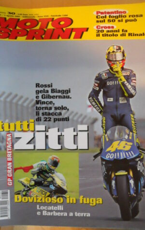Motosprint 30 2004 Tutti zitti vittoria di VALENTINO ROSSI