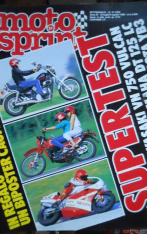 Motosprint 31 1986 Test Kawasaki VN 750 Vulcan - Yamaha DT 125 LC - Bimota YB3