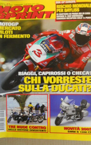 Motosprint 31 2002 Novità 2003 BMW R 1200 CL - SBK Bayliss a rischio mondiale