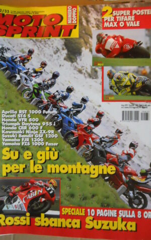 Motosprint 32/33 2001 Speciale test Honda Ducati Aprilia Kawasaki Suzuki
