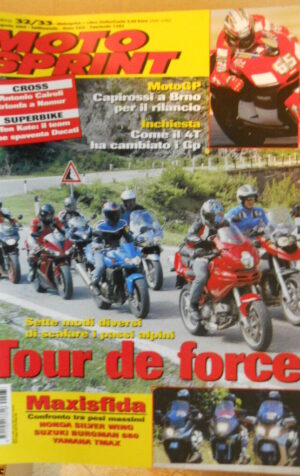 Motosprint 32/33 2004 Maxi sfida Honda Silver Wing Suzuki Burgman 650