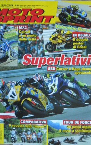 Motosprint 32/33 2005 Superbike Corser e Haga danno spettacolo - MX2 Cairoli