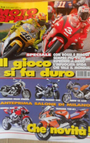 Motosprint 34 2001 Anteprima Salone di Milano - Valentino Rossi e Max Biaggi