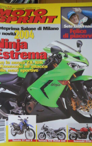 Motosprint 34 2003 Novità Yamaha XT 660R - Yamaha FZS FAZER 600 - Kawasaki Z750